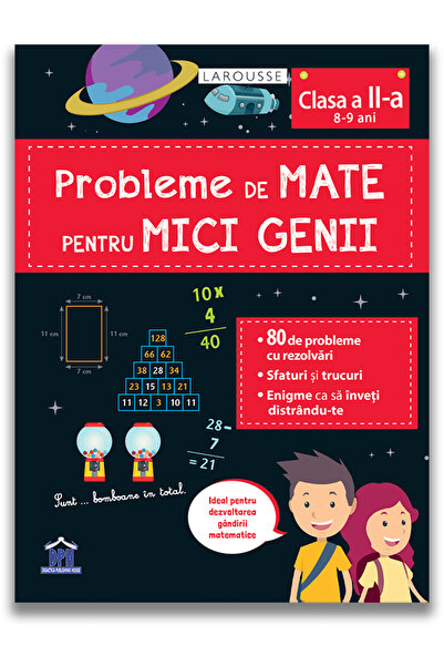 Editura DPH Probleme de matematică pentru micuți genii - Clasa a 2-a, - Editu...