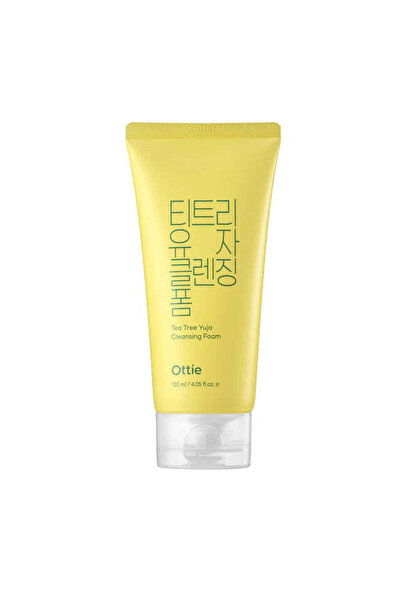 Ottie Tea Tree Yuja - Spumă de curățare cu tea tree și yuja, Ottie, 120 ml