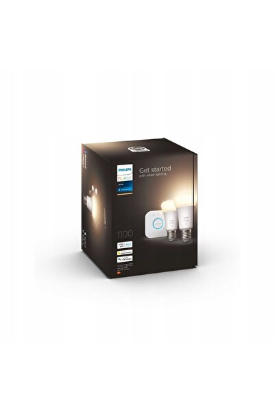 Philips Hue Bec LED Alb E27 1055lm 2700K Kit de pornire
