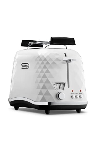 De'Longhi Prăjitor de pâine DeLonghi Brillante CTJ 2103.W 2 posturi pentru pâ...