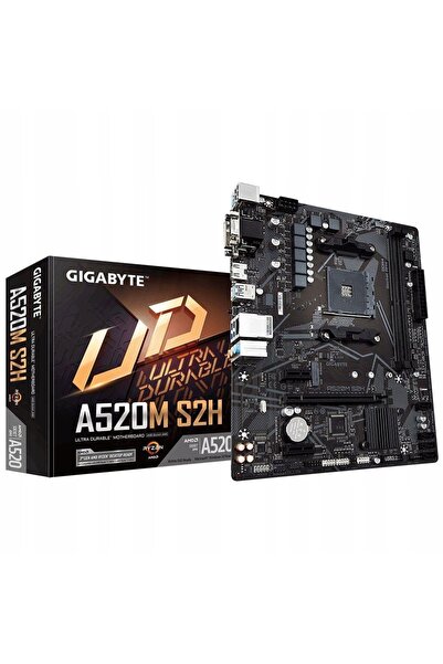 Kraft&dele Placă de bază Gigabyte A520M S2H micro ATX AMD Ryzen AM4 2x DDR4