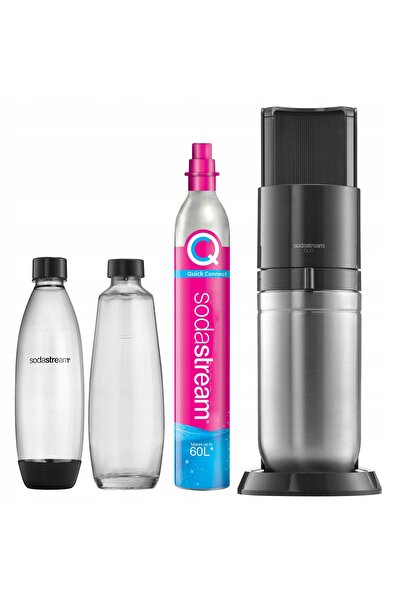 sodastream Saturator pentru apă carbogazoasă Duo + Cartuș cu gaz + 2 Sticle d...