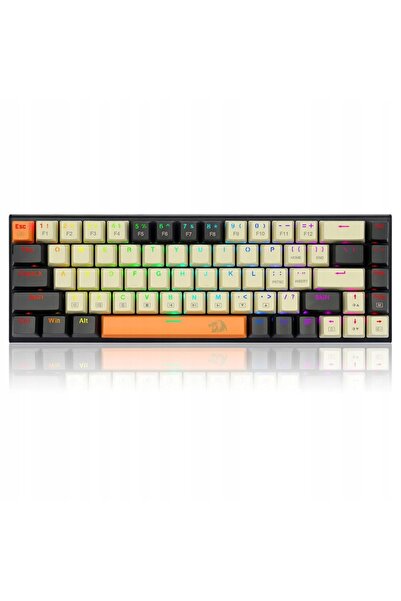 Kraft&dele Tastatură mecanică Redragon K633 Ryze Red Switch USB Negru-auriu