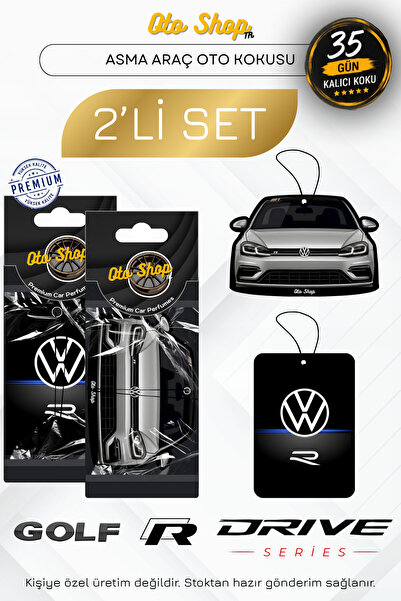 OTOSHOPTR GOLF 7.5 R(Gri) + R DESİNG 2'Lİ SET Oto Araç Kokusu
