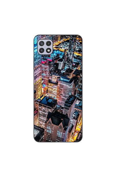 OEM Husa compatibila cu Samsung Galaxy A22 5G Silicon Gel Tpu Model Night City