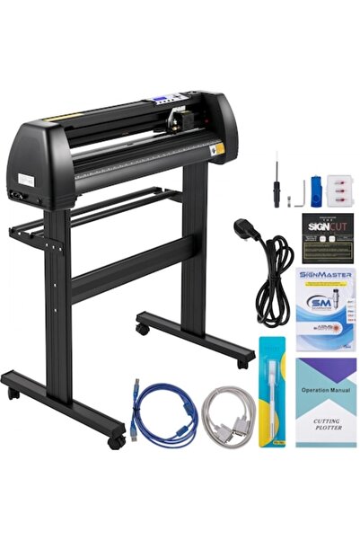 OMS Mașină de tăiat vinil, 34 inch, Plotter de vinil, compatibilă cu software...