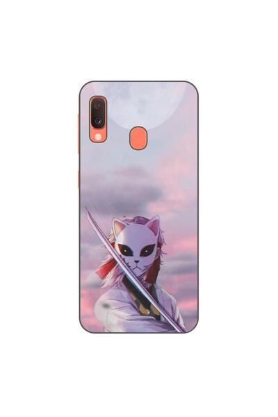 OEM Husa compatibila cu Samsung Galaxy A20e Silicon Gel Tpu Model Demon Slaye...