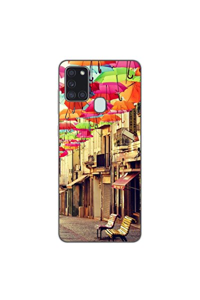 OEM Husa compatibila cu Samsung Galaxy A21s Silicon Gel Tpu Model Strada Umbr...
