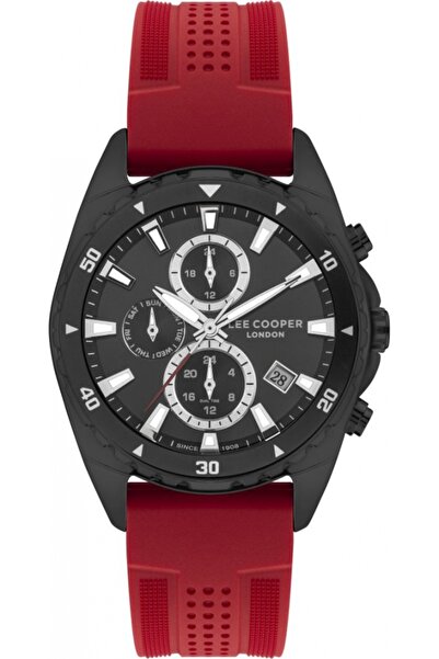 Lee Cooper Ceas bărbătesc LC07527.658 — ceas fashion roșu, ideal ca un cadou.