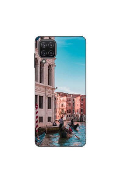 OEM Калъф, съвместим със Samsung Galaxy A12, силиконов гел TPU, модел Венеция
