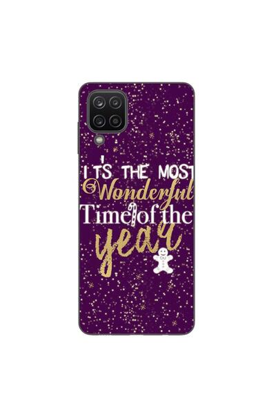 OEM Θήκη συμβατή με Samsung Galaxy A12 Σιλικόνης Τζελ TPU με σχέδιο Χριστούγε...