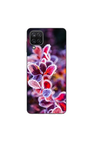 OEM Husa compatibila cu Samsung Galaxy A12 Silicon Gel Tpu Model Flori Inghetate