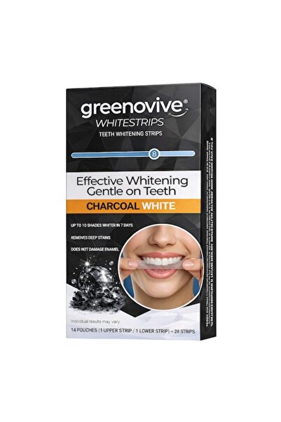 Greenova Benzi Albirea Dintilor, GREENOVIVE®, Charcoal White, cu Carbune Acti...