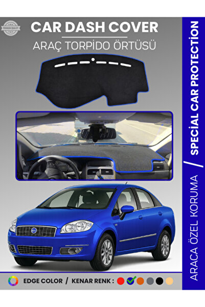COLONY Fiat Linea Mavi Torpido Örtüsü Ön Göğüs Koruma Torpido Koruma Tam Uyum...