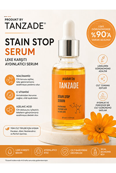 produkt by tanzade Leke Karşıtı Serum Niacinamide + C Vitamini + Azelaik Asit...
