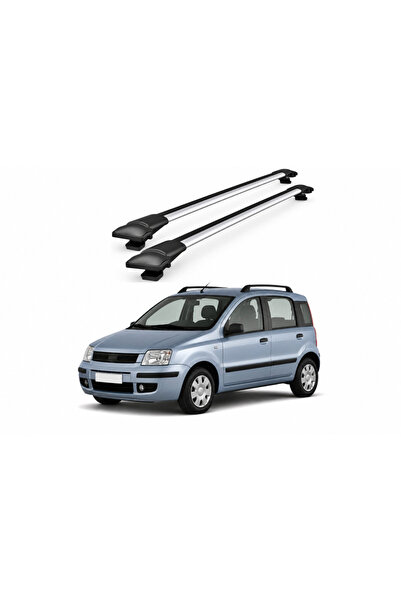 ART Bare portbagaj transversale auto aluminiu compatibile Fiat Panda (169) Ha...