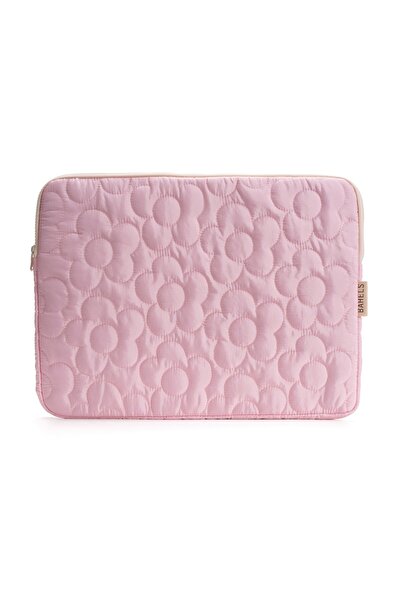 BAHELS Daisy Puffy Pink Daisy Pattern XL Portfolio Bag Compatible with MacBoo...
