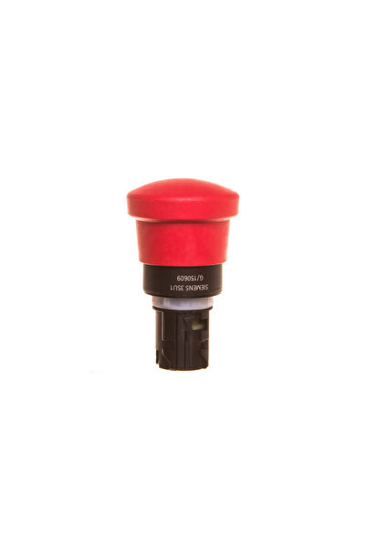 Siemens Buton de siguranță 22mm plastic roșu 40mm cu acționare prin tragere I...