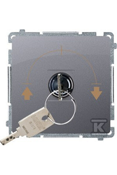 Kontakt-Simon Cuplaj Simon Basic orb cu cheie, 3 poziții, din oțel inoxidabil...