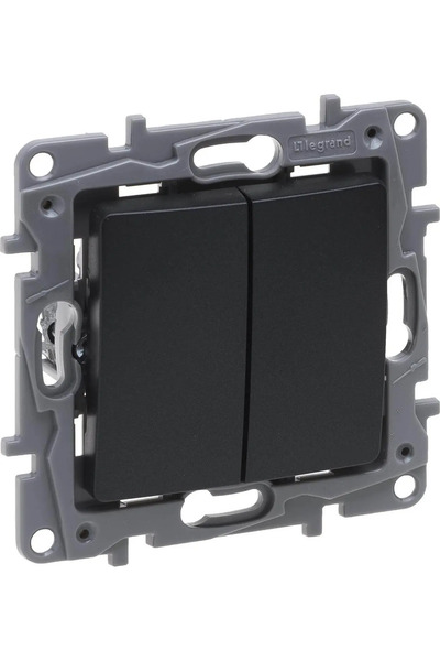 Legrand Niloe Selection Conector dublu 10AX antracit 762202