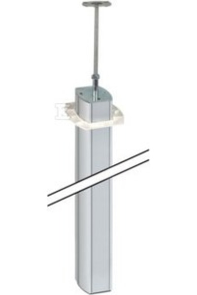 Kontakt-Simon Simon Connect Coloana ALK din aluminiu oval cu două fețe ALK7200/8