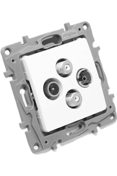 Legrand NILOE Priză antenă RTV-SAT-SAT Tip capăt 1.5 dB alb 764566