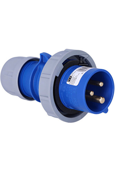 PCE Mufă portabilă WP163, 16A 230V 2P+Z IP67
