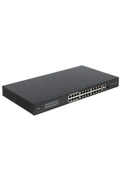 Uniview Switch PoE NSW3000-24T1GT1GC-POE-IN, 24 porturi 10/100Mbps PoE