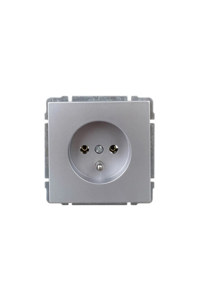 Kos Obturator de împământare cu o singură priză KOS66 16A 250V akuminium (664...