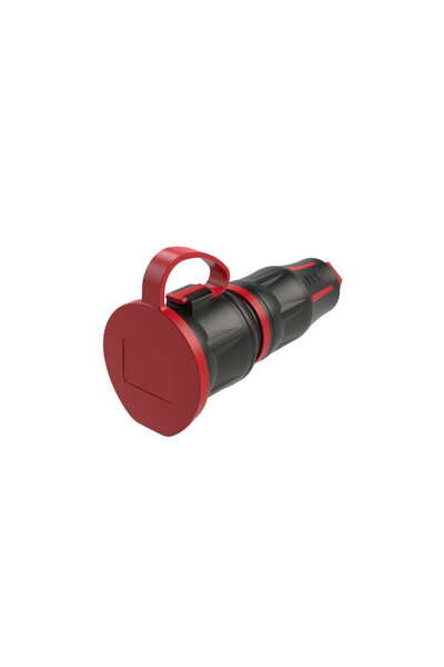 PCE Priză din cauciuc cu ștecher 16A 230V 3P IP54 TOP TAURUS2 24711-sr