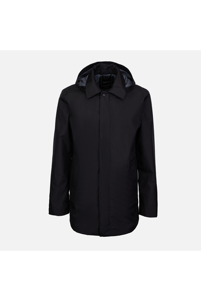 Geox Parka neagră pentru bărbați Doray