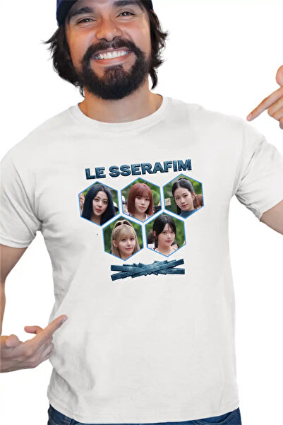 OEM Μπλουζάκι Le Sserafim K-pop Εμπορεύματα Sakura Serafim