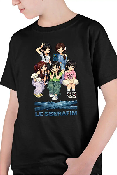 OEM Тениска Le Sserafim Kpop Мърч на Serafim