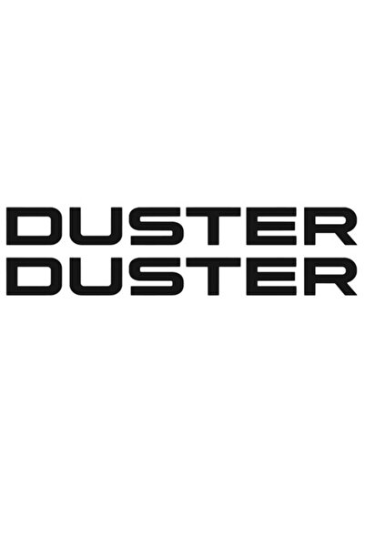 Oracal Set de 2 autocolante cu inscripții Duster pentru laterale, negre