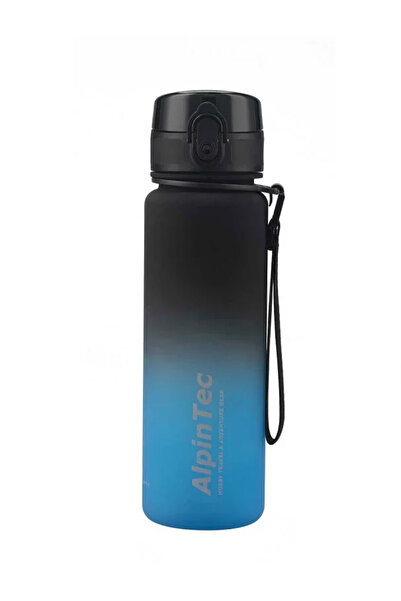 AlpinTec Μπουκάλι Μαύρο-Μπλε 500ml