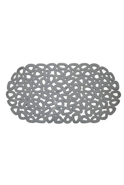 Estia Home Art Αντιολισθητικό Χαλάκι Μπανιέρας 35x68 Estia 92 - Ανθρακί