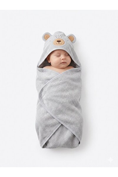 sea gulf Newborn Baby Towel with Hood Suitable for Newborns to 9 Months Old