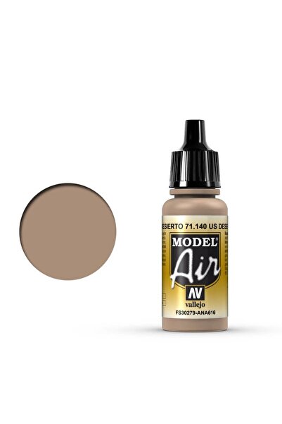 Vallejo 17ml Χρώμα Αέρος για Μοντέλα - Αμερικανική Αμμόχρωμη Έδαφος Ερήμου # ...