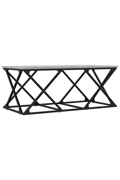 vidaxl Măsuță de cafea, gri sonoma, 100x49x40 cm, lemn prelucrat