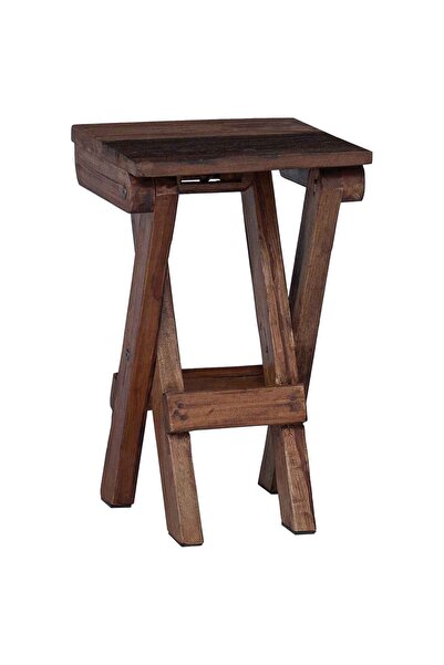 vidaxl Taburet 30 x 30 x 48 cm Lemn masiv recuperat