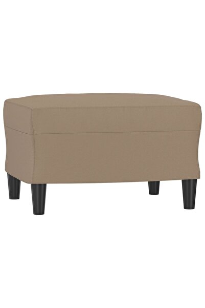 vidaxl Taburet, cappuccino, 60x50x41 cm, piele ecologică