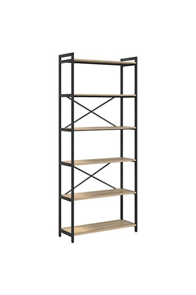vidaxl Raft pentru cărți Stejar Sonoma 40 x 30 x 85 cm Lemn compozit