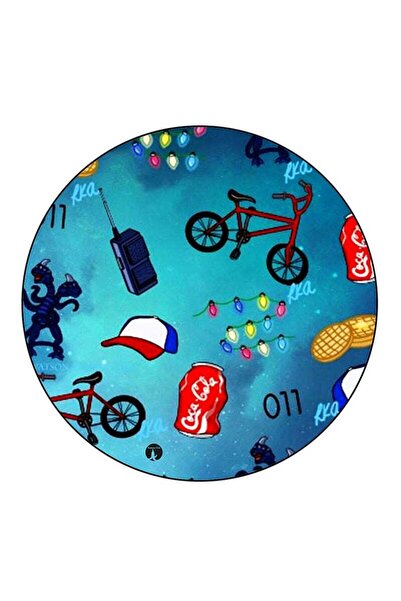 rkn Stranger Things Printed Fridge Magnet Round Multicolour