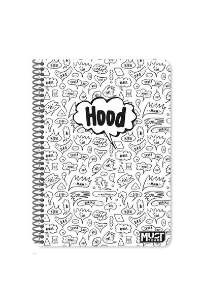 Must Team Σπιράλ τετράδιο B5 Hood 2 μαθήματα 60 φύλλα