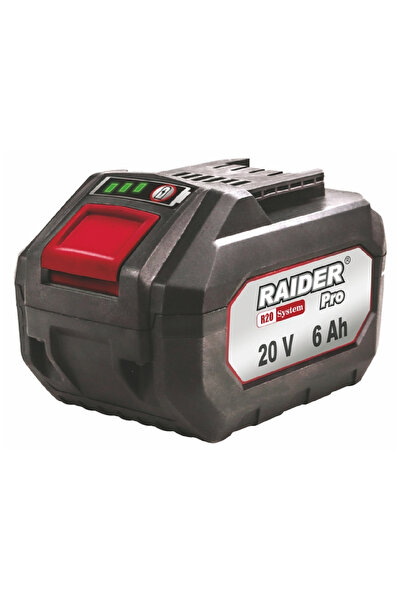 Raider Μπαταρία R20 20V με 6Ah Li-ion RDP-R20 131161 χωρητικότητα