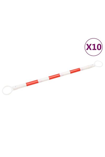vidaxl Bariere retractabile pentru conuri de trafic 10 bucăți. 116-197 cm ABS