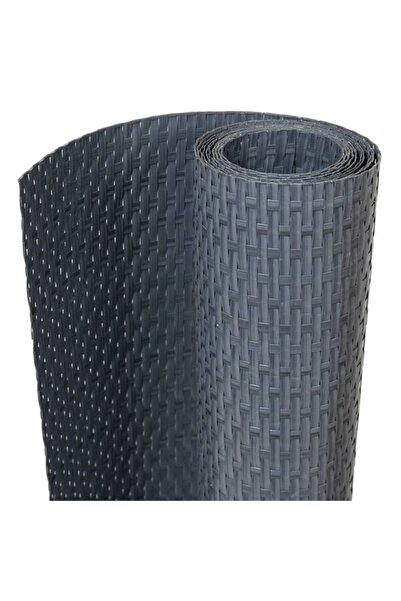 vidaxl Paravan balcon, antracit, 500 x 100 cm, poliratan
