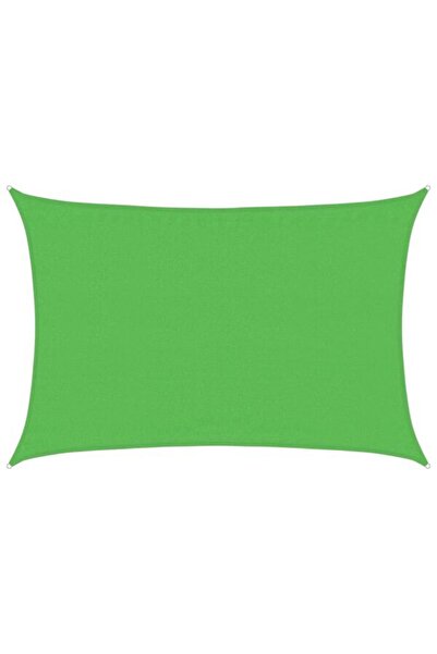 vidaxl Velă de umbrire, verde deschis, 3,5 x 4,5 m, HDPE, 160 g/m²