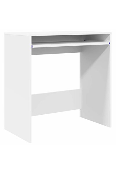 vidaxl Birou cu sertar Alb 77.5 x 43 x 79 cm Lemn compozit