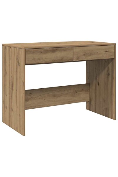 vidaxl Birou, stejar artizanal, 101x50x76,5 cm, lemn prelucrat